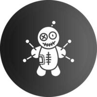 Voodoo Solid black Icon vector