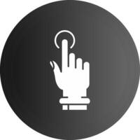 Tap Solid black Icon vector