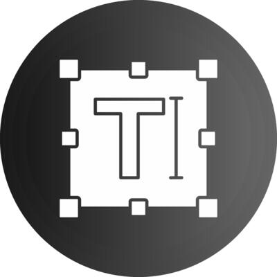 Text Solid black Icon