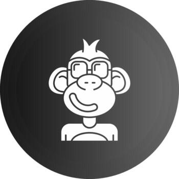 Cool Solid black Icon vector