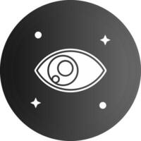 Eye Solid black Icon vector