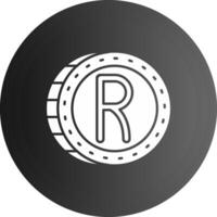 Rand Solid black Icon vector