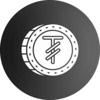 Tugrik Solid black Icon vector