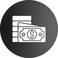 Currency Solid black Icon vector