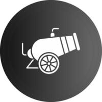 Canon Solid black Icon vector