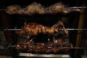 turkish roasted lamb Muslims Traditional holiday food photo