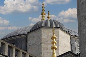 Sultanahmet Blue Mosque in Istanbul, Turkey photo