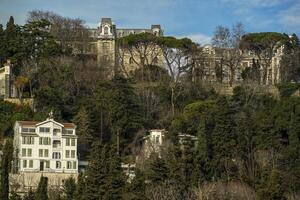 Bebek district view from Istanbul Bosphorus cruise photo