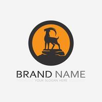 Goat Logo Template vector icon