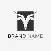 Goat Logo Template vector icon