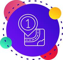 One Abstrat BG Icon vector