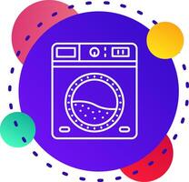 lavandería abstraer bg icono vector