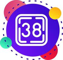 Thirty Eight Abstrat BG Icon vector