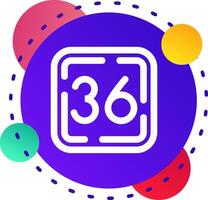 Thirty Six Abstrat BG Icon vector