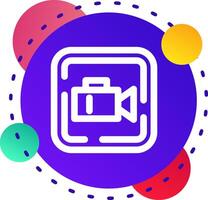 Video Abstrat BG Icon vector