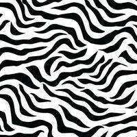 Seamless pattern with tiger stripes. Abstract animal print. vector