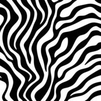 Seamless pattern with tiger stripes. Abstract animal print. vector