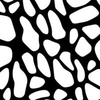 Giraffe skin seamless vector pattern, Animal Print Hand Drawn Seamless Vector Pattern.