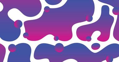 Abstract liquid wave with colorful background vector