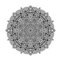 patrón circular mandala elementos de decoración de arte vector