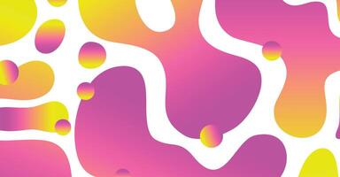 Abstract liquid wave with colorful background vector