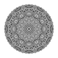 Circular pattern mandala art decoration elements vector