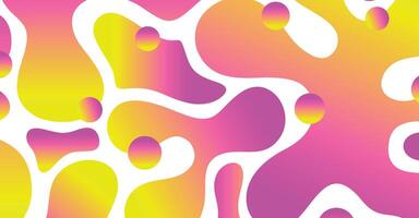 Abstract liquid wave with colorful background vector