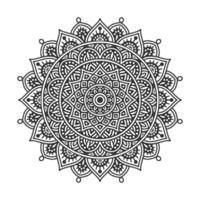 Circular pattern mandala art decoration elements vector