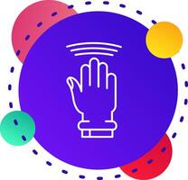 Drag Window Abstrat BG Icon vector