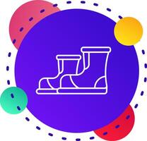 Boots Abstrat BG Icon vector