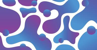 Abstract liquid wave with colorful background vector