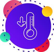 Low temperature Abstrat BG Icon vector