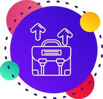 Career path Abstrat BG Icon vector