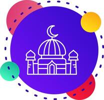 Dome Abstrat BG Icon vector