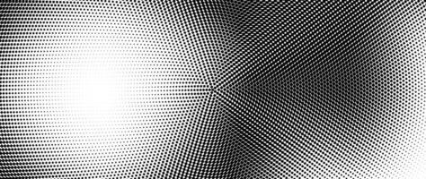 Halftone dot background pattern vector illustration. Monochrome gradient dotted modern texture and fade distressed overlay. Radial design for poster, cover, banner, business card, mock-up, sticker.