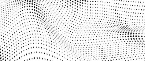 Halftone dot background pattern vector illustration. Monochrome gradient dotted modern texture and fade distressed overlay. Design for poster, cover, banner, business card, mock-up, sticker, layout.