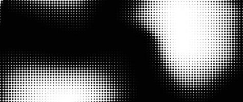 Halftone dot background pattern vector illustration. Monochrome gradient dotted modern texture and fade distressed overlay. Design for poster, cover, banner, business card, mock-up, sticker, layout.