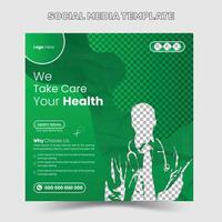 Hospital, doctor, clinic and dentist health business promotion  banner vector