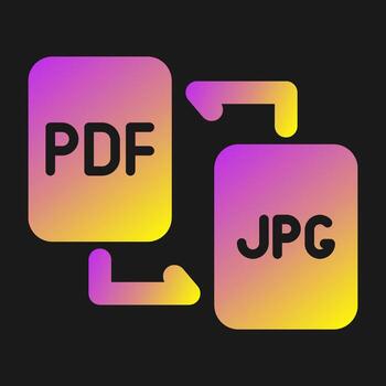 Document Conversion Vector Icon