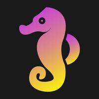 Seahorse Vector Icon