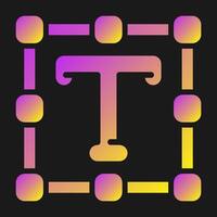 Text Tool Vector Icon