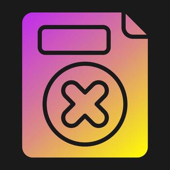 Eliminar botón vector icono