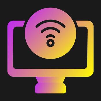 Computer Vector Icon