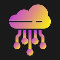 Cloud Computing Vector Icon