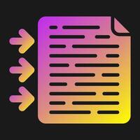 Document Vector Icon