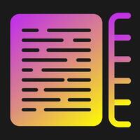 Document Indexing Vector Icon