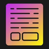 Document Vector Icon