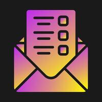 Mailing Lists Vector Icon