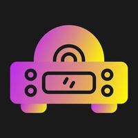 Cd Player Vector Icon