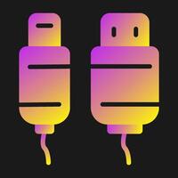 Usb Cable Vector Icon